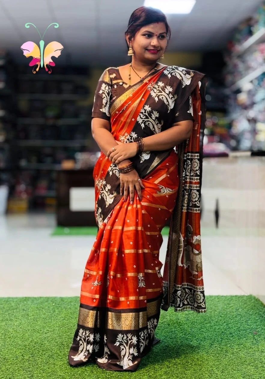 Premium Semi Viscose silk saree