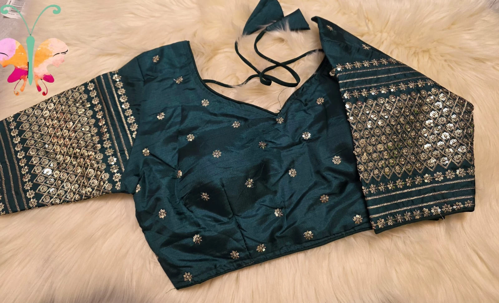 Quarter Sleeves Readymade Blouses