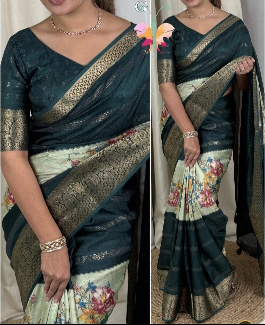 Trendy Printed Saree